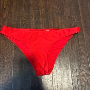 Red cheeky Hollister bikini bottoms
